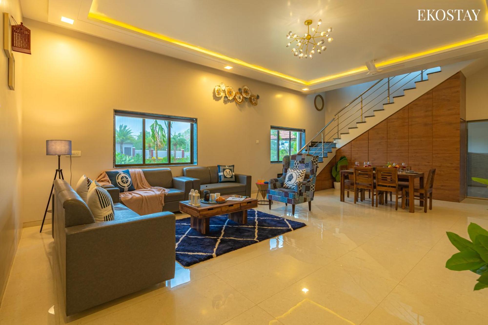 Ekostay Gold Palm Estate I Cricket Turf I Rain Dance I 2 Acre Property Karjat Exterior photo