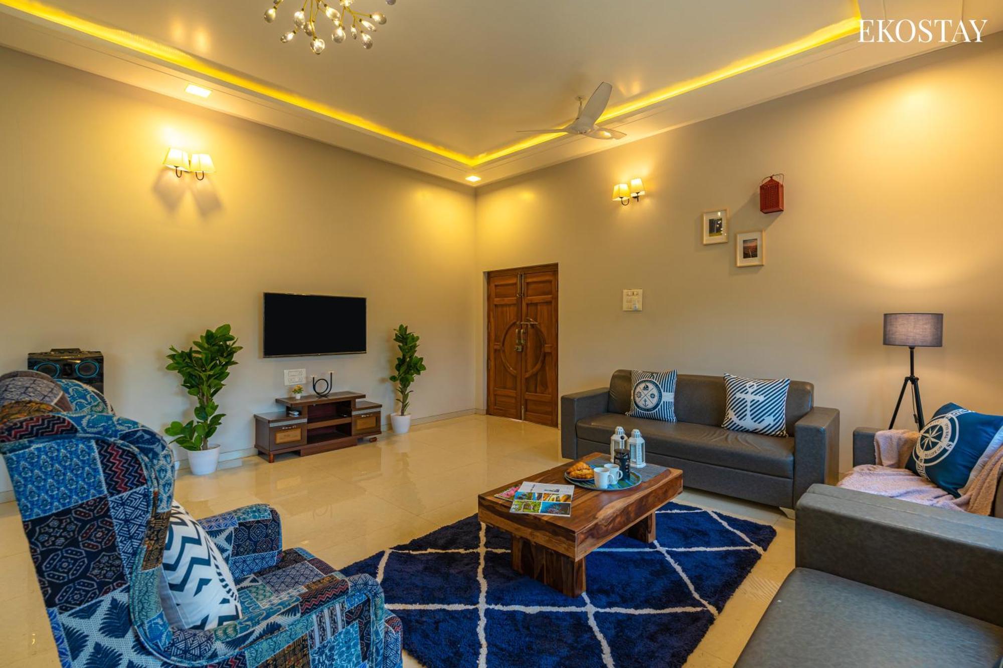 Ekostay Gold Palm Estate I Cricket Turf I Rain Dance I 2 Acre Property Karjat Exterior photo